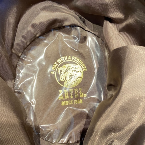 ARTEL Leather Hat Mens size Large Very nice!! Made in USA - Picture 4 of 9